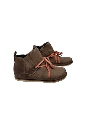 Chaco Caribou Harper Brown Lace up Ankle Boots